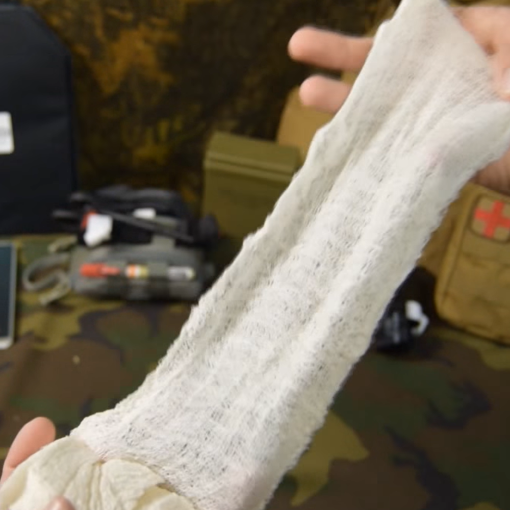 Compressed Gauze