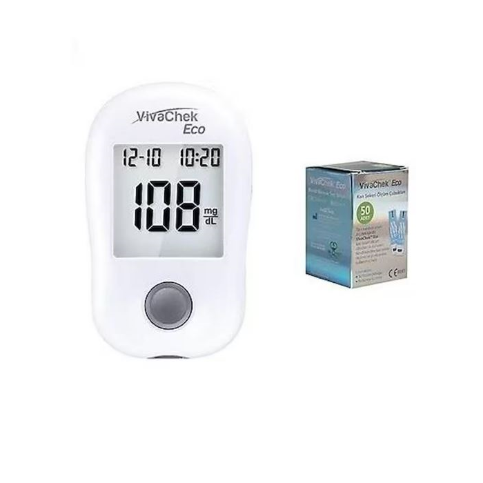 VivaChek Eco Kan Şeker Ölçüm Cihazı ve Stribi