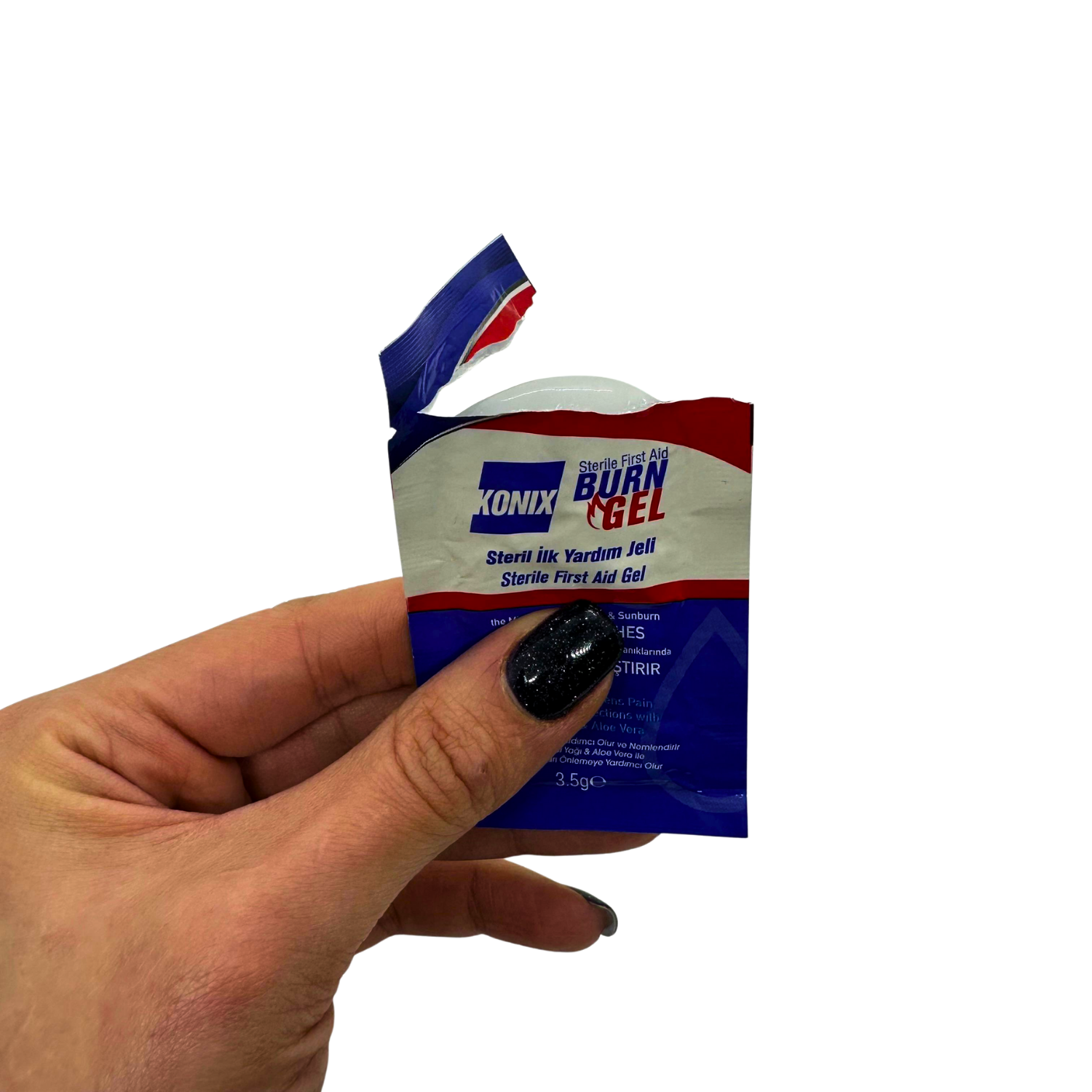 KONIX Sterile First Aid Burn Gel 3.5g (10-PACK)