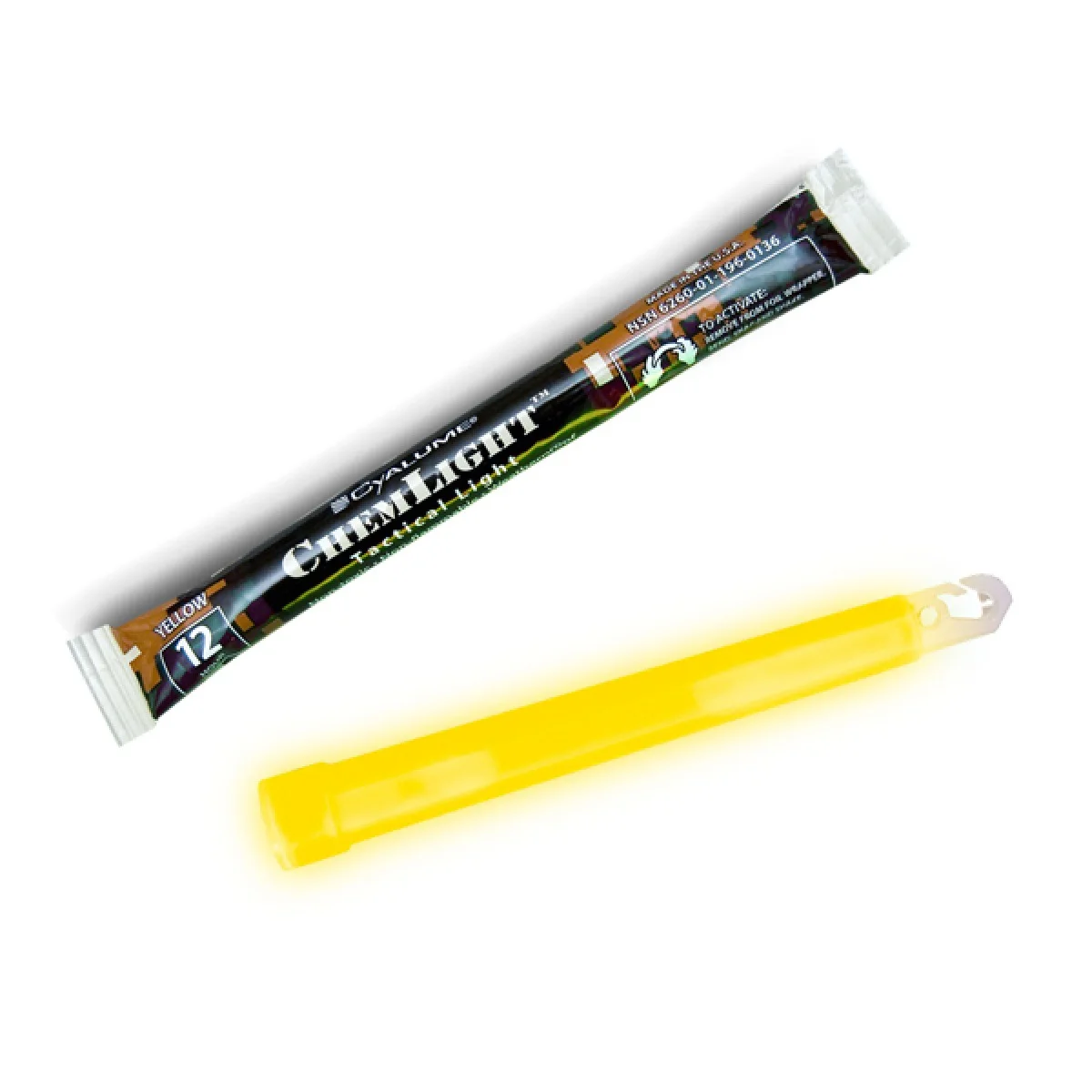 Cyalume ChemLıght 6” Kimyasal Işık Çubuğu – 12 Saat
